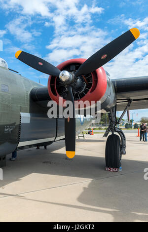 USA, Florida, Leesburg, WW II military airplanes (Large format sizes available) Stock Photo