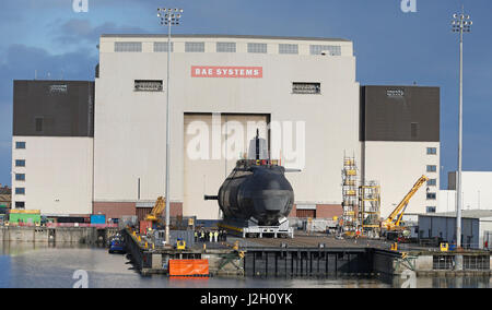 The New Fourth Astute-class Nuclear-powered Submarine, HMS Audacious ...