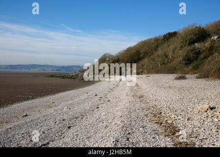 View of Morecambe Bay from Far Arnside, Cumbria, England. Stock Photo