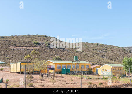 BARRYDALE, SOUTH AFRICA - MARCH 25, 2017: The Weltevrede primary school near Barrydale in the Western Cape Province Stock Photo