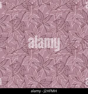Maple Leaves, Seamles Stock Vector