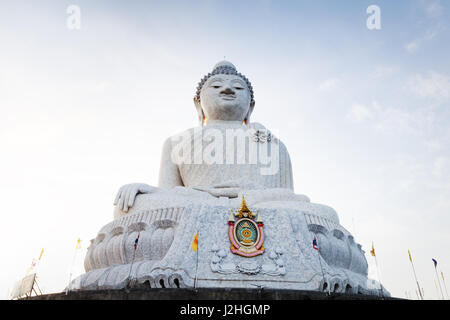 Big marble buddha statue on Phuket island, Thailand Stock Photo - Alamy