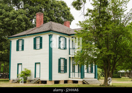 John Harper farmhouse at Bentonville Battlefield State Historic Site, North Carolina, USA. Stock Photo