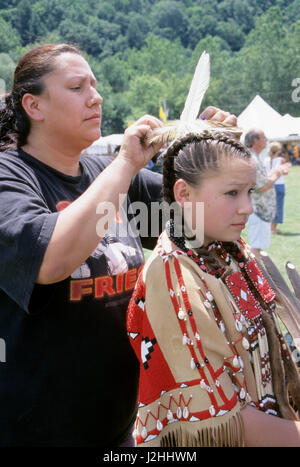 He Who Ties His Hair Before Native American Male Of The