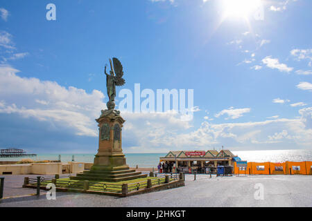 Angel of Peace Statue in Brighton and Hove Stock Photo