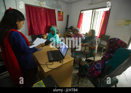 Ponabalia Union Information and Service Centre (UISC) equipped with computer, laptop, printer, multimedia projector, digital camera, webcam and solar  Stock Photo