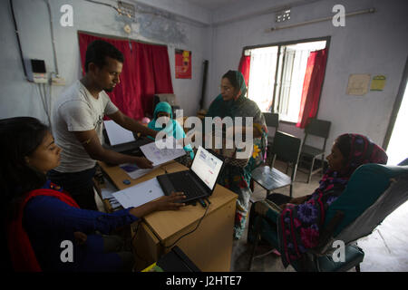 Ponabalia Union Information and Service Centre (UISC) equipped with computer, laptop, printer, multimedia projector, digital camera, webcam and solar  Stock Photo