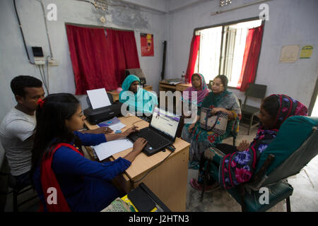 Ponabalia Union Information and Service Centre (UISC) equipped with computer, laptop, printer, multimedia projector, digital camera, webcam and solar  Stock Photo