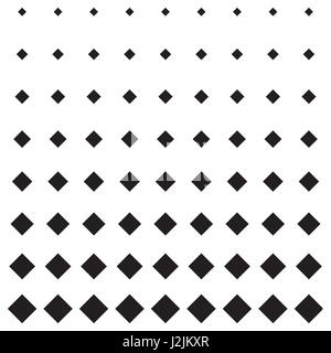 Square Shape halftone pattern background Stock Vector