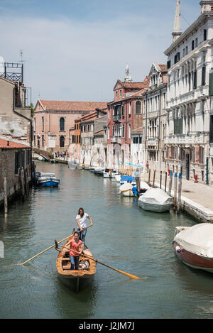 Venedig, Kanal - Venice, Channel Stock Photo