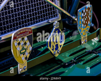 Eastbourne, Sussex, United Kingdom. 29th April, 2017. Car club members from 40 organisations display nearly 600 vintage and classic vehicles at the Eastbourne Magnificent Motors Event Credit: Alan Fraser/Alamy Live News Stock Photo
