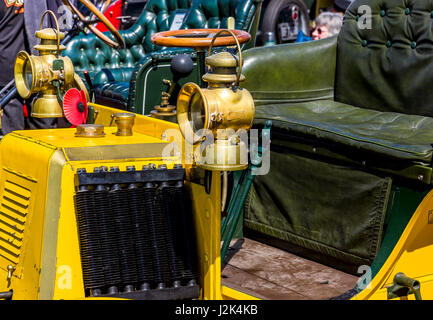 Eastbourne, Sussex, United Kingdom. 29th April, 2017. Car club members from 40 organisations display nearly 600 vintage and classic vehicles at the Eastbourne Magnificent Motors Event Credit: Alan Fraser/Alamy Live News Stock Photo