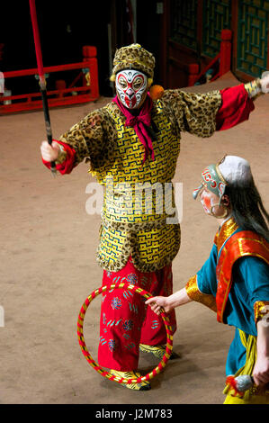 China, Beijing, Xuanwu District, Huguang Guild Hall, traditional Beijing Opera Stock Photo