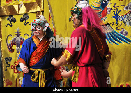 China, Beijing, Xuanwu District, Huguang Guild Hall, traditional Beijing Opera Stock Photo