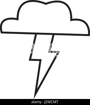brainstorm cloud lighting creative ideas concept outline Stock Vector