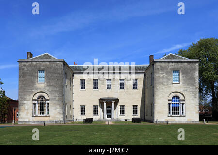 The Priory, Hitchin Town, Hertfordshire County, England, UK Stock Photo