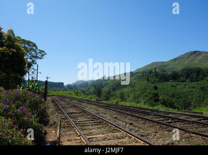 railway station sri lanka Stock Photo