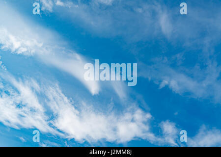 blue sky with cloud on sunny day Stock Photo