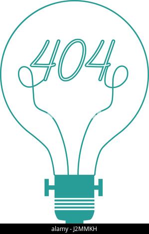 Animated Cartoon Electric Lightbulb Lamp with Custom Logo Copyspace in Minimalist Flat Vector Isolated Stock Vector