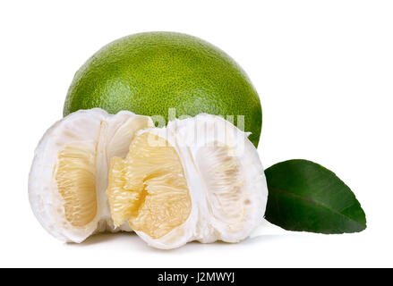 pomelo isolated on the white background . Stock Photo