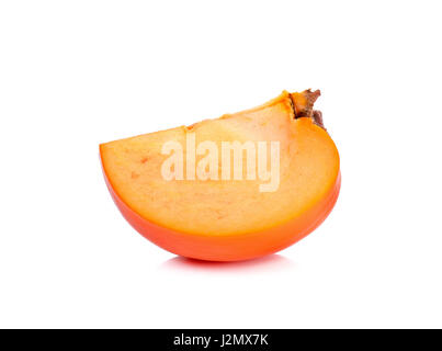 persimmon isolated on the white background . Stock Photo