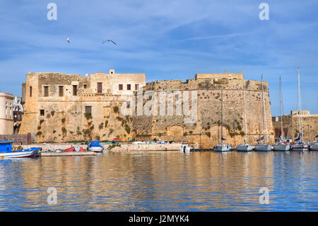 Angevine-Aragonese Castle. Gallipoli. Puglia. Italy. Stock Photo