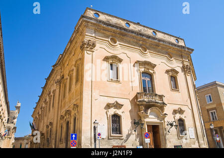 Italy Puglia Lecce Palace Carafa Or Paolotte Stock Photo - Alamy