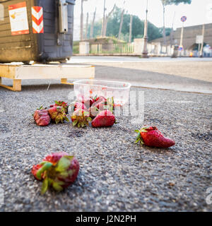 Overripe Strawberries Stock Photo