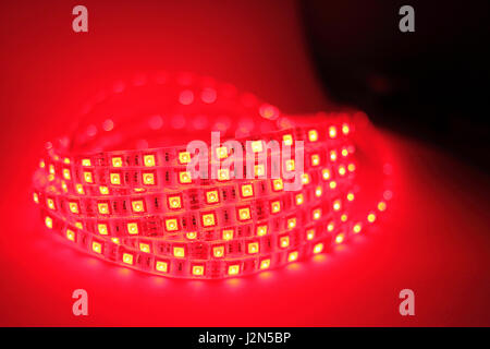 RGB LED Strip light Stock Photo
