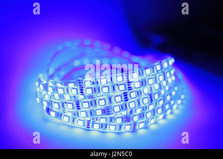 RGB LED Strip light Stock Photo