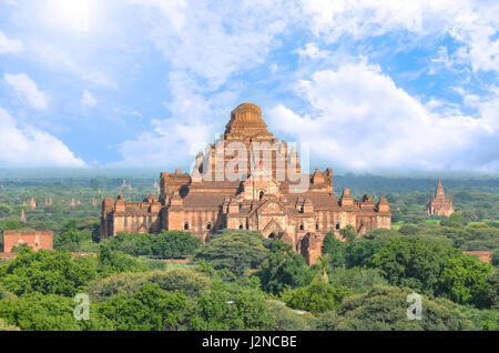Dhammayangyi Temple is a largest Buddhist temple located in Bagan, Myanmar. Stock Photo