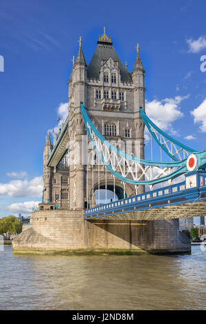 Tower Bridge across the River Thames in London Stock Photo