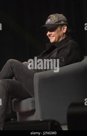 Calgary, ALBERTA, Canada. 29th Apr, 2017. Actor John Cusack attends a spotlight panel at the Calgary Comic and Entertainment Expo to discuss his career. Credit: Baden Roth/ZUMA Wire/Alamy Live News Stock Photo