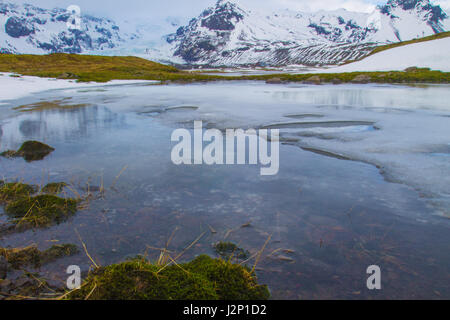 Glacier Lake, Iceland Stock Photo