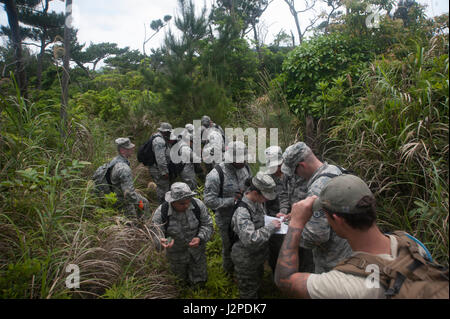 Airmen from the 18th Operations Support Squadron at Kadena Air Base ...