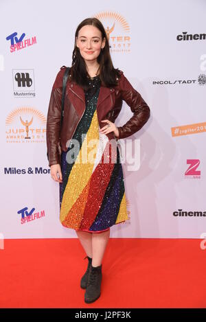 Jupiter Award 2017 at Cafe Moskau - Arrivals Featuring: Maria Ehrich Where: Berlin, Germany When: 29 Mar 2017 Stock Photo