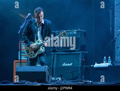 James Dean Bradfield of the Manic Street Preachers at the Sziget Festival in Budapest, Hungary Stock Photo