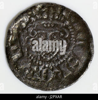 Penny of Henry III, obverse Stock Photo