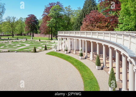 Apeldoorn, The Netherlands, May 8, 2016: Dutch baroque garden of The Loo Palace , a former royal palace and now a national museum located in the outsk Stock Photo