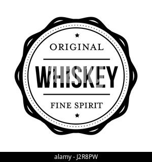 Whiskey vintage stamp sign Stock Vector