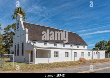 ROBERTSON, SOUTH AFRICA - MARCH 26, 2017: The Voortrekker Hall in Robertson, a town on the scenic Route 62 in the Western Cape Province Stock Photo