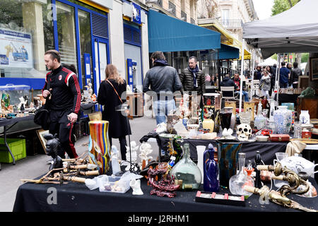Secondhand trade in avenue de Trudaine, Paris 9th, France Stock Photo ...