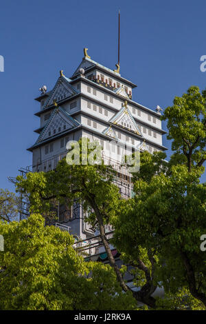 Daigo Nirvana Osaka Castle Love Hotel - Love hotels cater to romantic rendezvous or tawdry affair and in Japan have evolved over time. Often adopting  Stock Photo