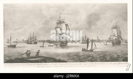 A view of Charles Town, the capital of South Carolina, in North America (NYPL b12349155-421552) Stock Photo