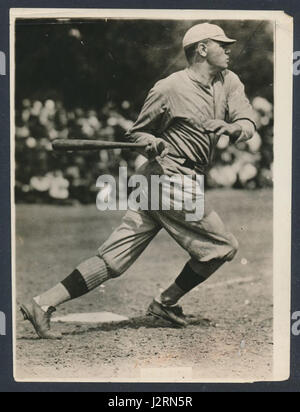 This image captures Babe Ruth, one of baseball's most iconic figures ...