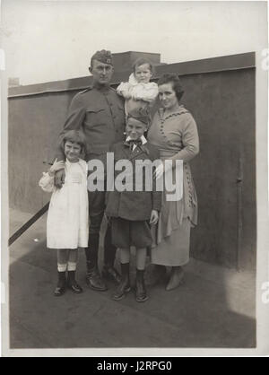 1917 Ty Cobb family Stock Photo