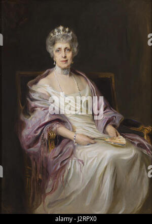 A portrait of Mrs. Robert Livingston Fryer Stock Photo