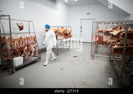 LANCASHIRE meat processing plant Stock Photo