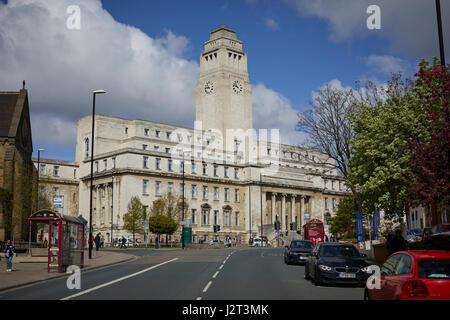 The Parkinson Building is a grade II listed art deco building and campanile located at the University of Leeds in West Yorkshire, England Stock Photo