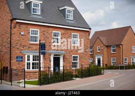 DAVID WILSON HOMES  Bollin Park site in Wilmslow in Cheshire, England, Stock Photo